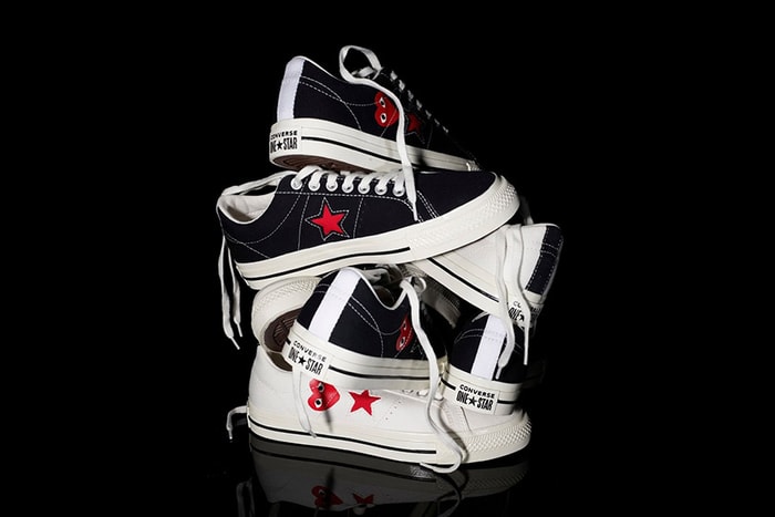 藏著心形：COMME des GARÇONS PLAY x Converse 再度推出 One Star 聯名波鞋！