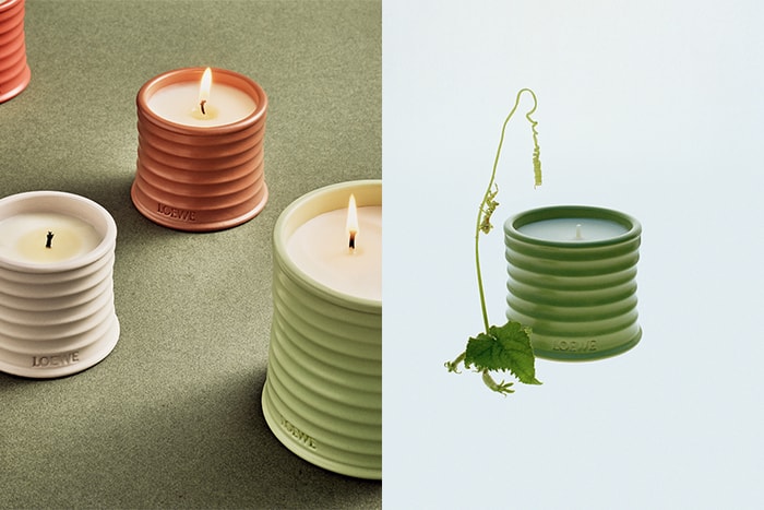 Loewe 香氛新成員：釉淺綠陶罐中，清新質感的「青瓜蠟燭」會是什麼味道？