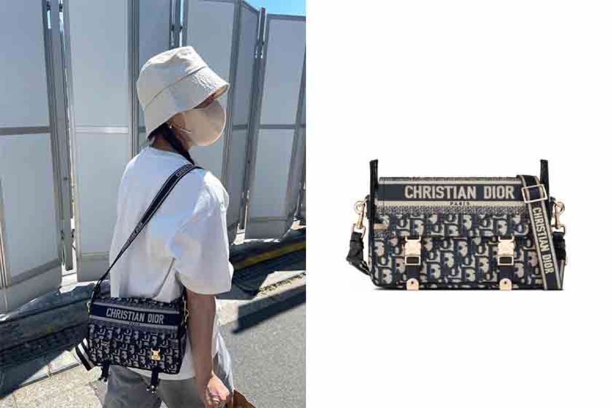 Diorcamp bag on Jisoo BoA