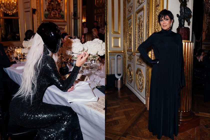 kim nicole balenciaga dua lipa couture after party indise paris