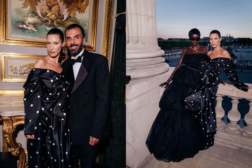 kim nicole balenciaga dua lipa couture after party indise paris