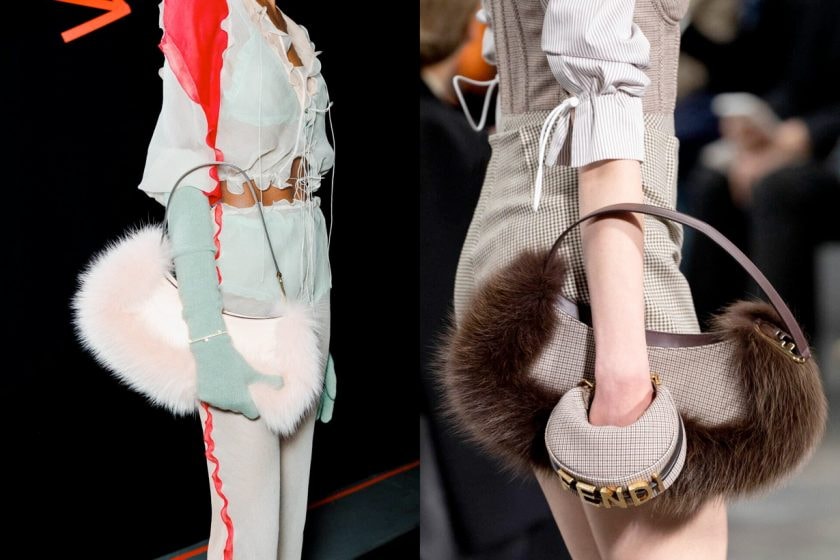 Fendi O'Clock Swing Zip Handbag 2022 Fall