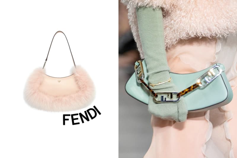 Fendi O'Clock Swing Zip Handbag 2022 Fall