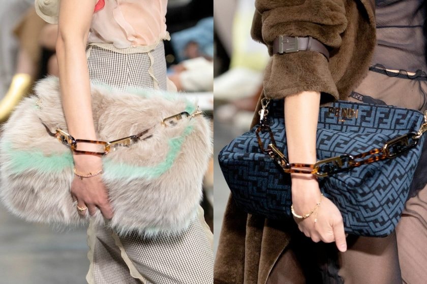 Fendi O'Clock Swing Zip Handbag 2022 Fall
