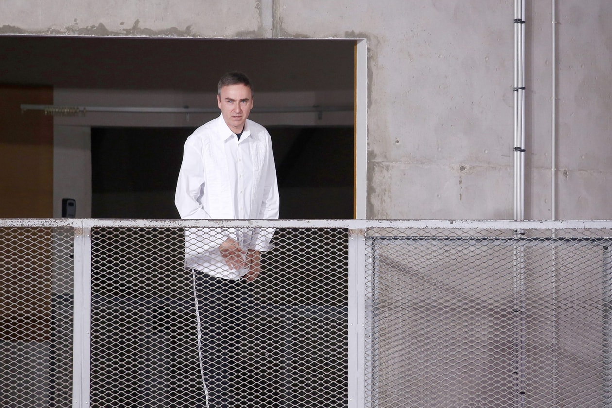 raf simons 2023SS London fashion week