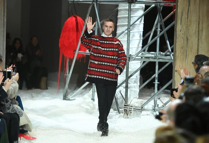 raf simons 2023SS London fashion week
