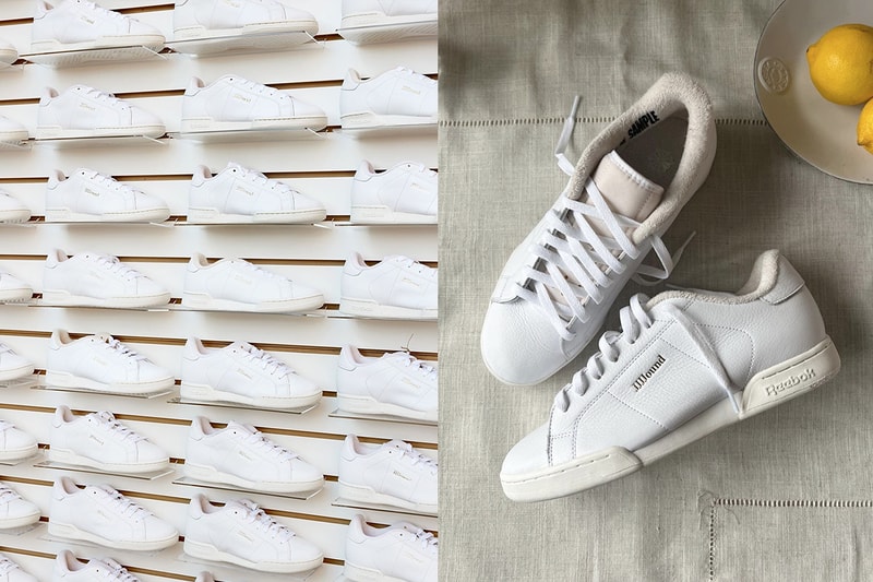 JJJJound x Reebok npc ii sneakers collaboration release info