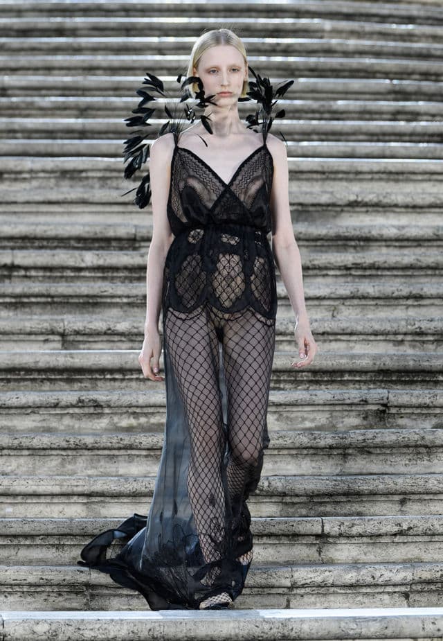 valentino rome haute couture look details Pierpaolo Piccioli