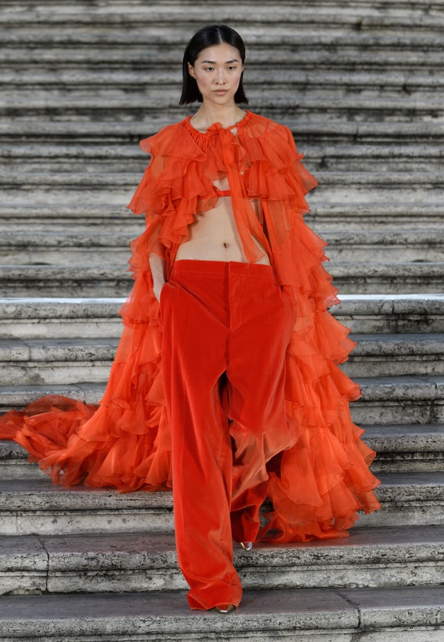 valentino rome haute couture look details Pierpaolo Piccioli