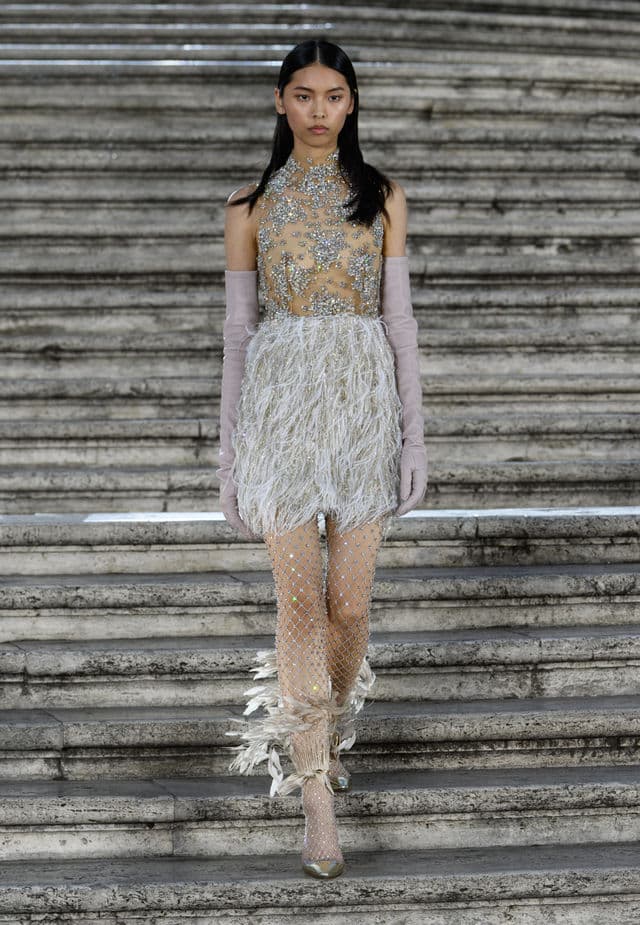 valentino rome haute couture look details Pierpaolo Piccioli