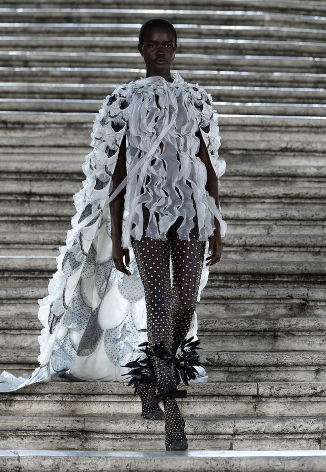 valentino rome haute couture look details Pierpaolo Piccioli