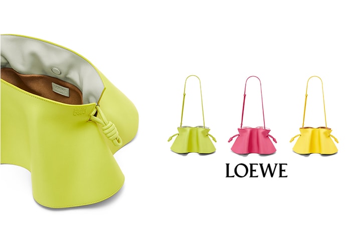 可愛升級:Loewe 的 Flamenco 手袋加入令人傾心的花瓣裙邊!