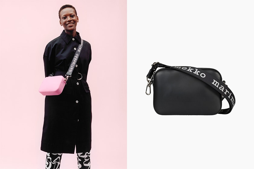 The Bee Club marimekko-leather handbags