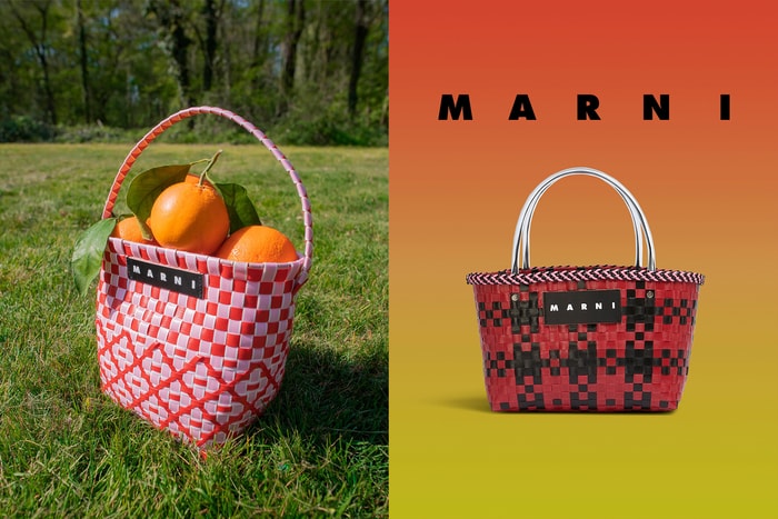 超可愛的藤籃包：Marni Market 發佈新款 Check Basket ，配色也太吸睛了吧！