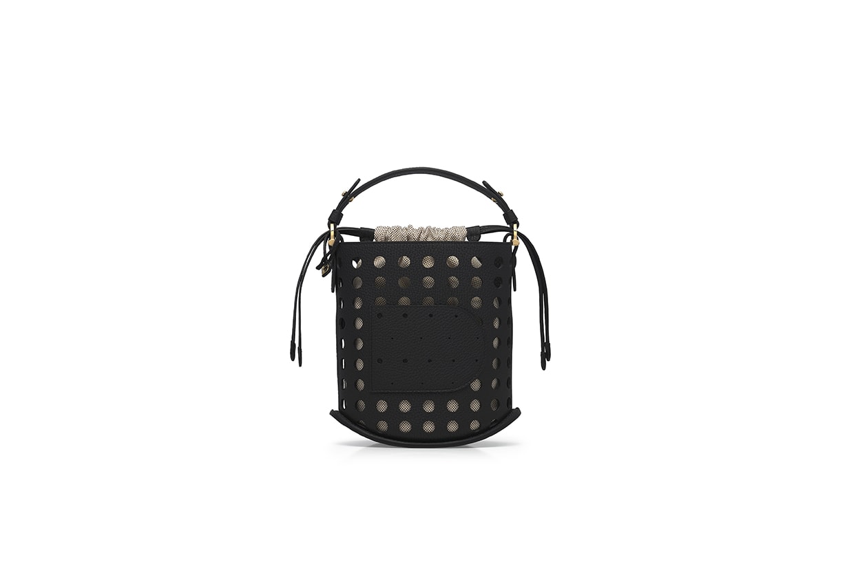 Delvaux Pin Mini Bucket Canvas Natural Taurillon Soft 2022 handbags 