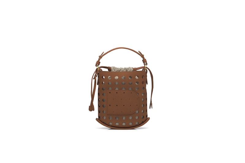 Delvaux Pin Mini Bucket Canvas Natural Taurillon Soft 2022 handbags 