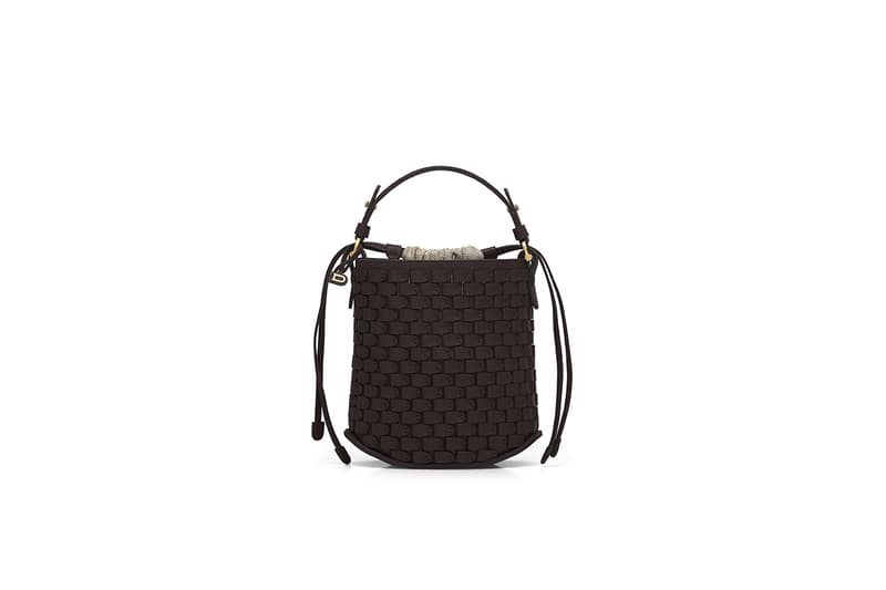 Delvaux Pin Mini Bucket Canvas Natural Taurillon Soft 2022 handbags