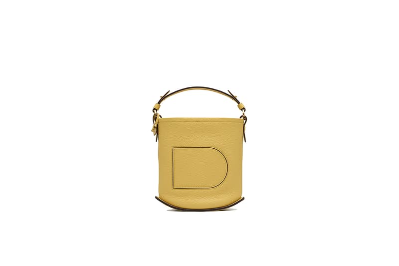 Delvaux Pin Mini Bucket Canvas Natural Taurillon Soft 2022 handbags