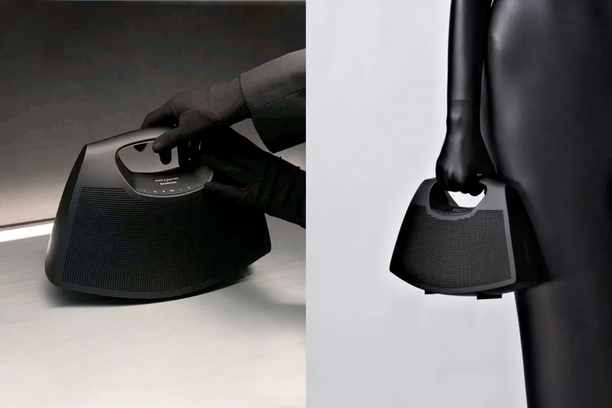 balenciaga couture Bang & Olufsen 51st speaker bag reveal detail