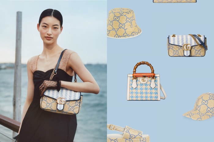 跟大海借了一點藍：Gucci 夏日限定，草編單品 100% 惹人心動！