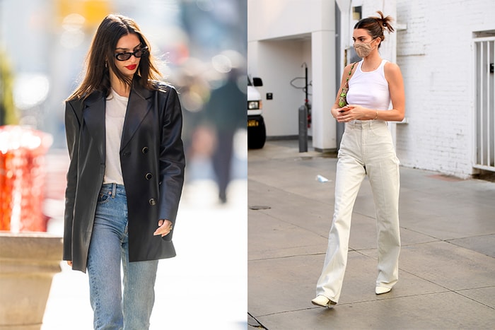 向時尚女星偷師：Emily Ratajkowski、Kendall Jenner...都以這三款不敗單品搭配牛仔褲！