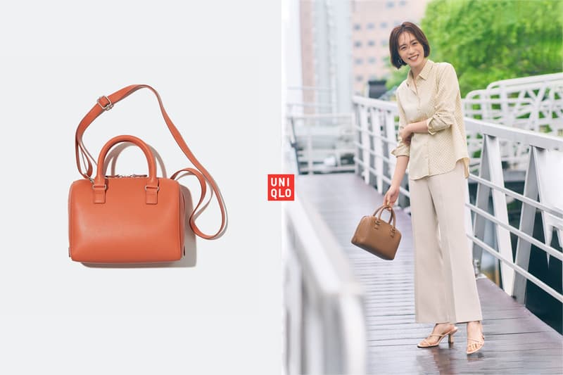 uniqlo boston bag new color orange brown back july taiwan