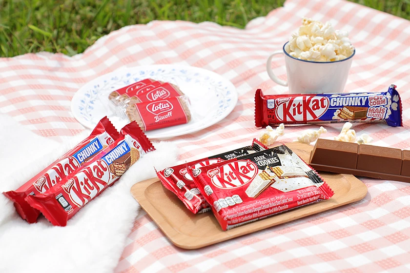 KitKat Chunky Lotus Biscoff Chunky Popcorn New Flavor