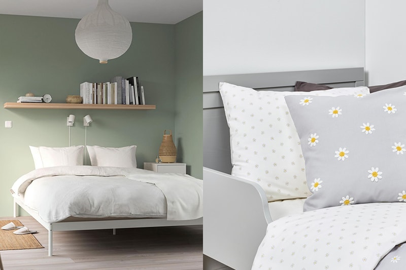 IKEA 2022 summer style bedding Item pillow sheet