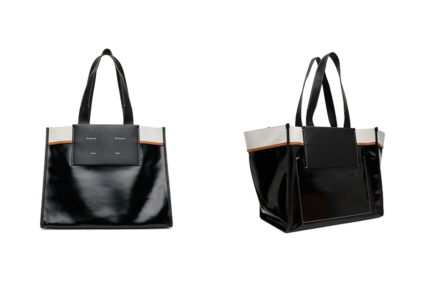 Proenza Schouler Office Look Black White Morris Tote Bag