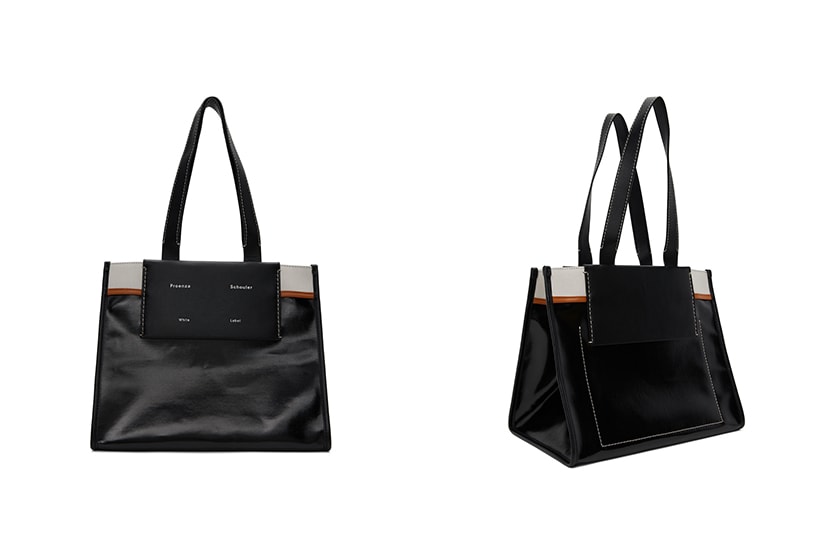 Proenza Schouler Office Look Black White Morris Tote Bag