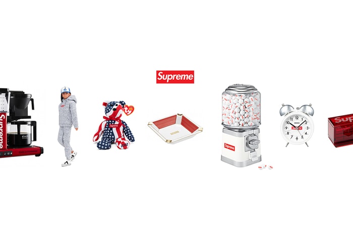 聯名什麼都不奇怪:Supreme 2022 秋冬配件登場,咖啡機、天九牌、鬧鐘、換裝娃娃 ......