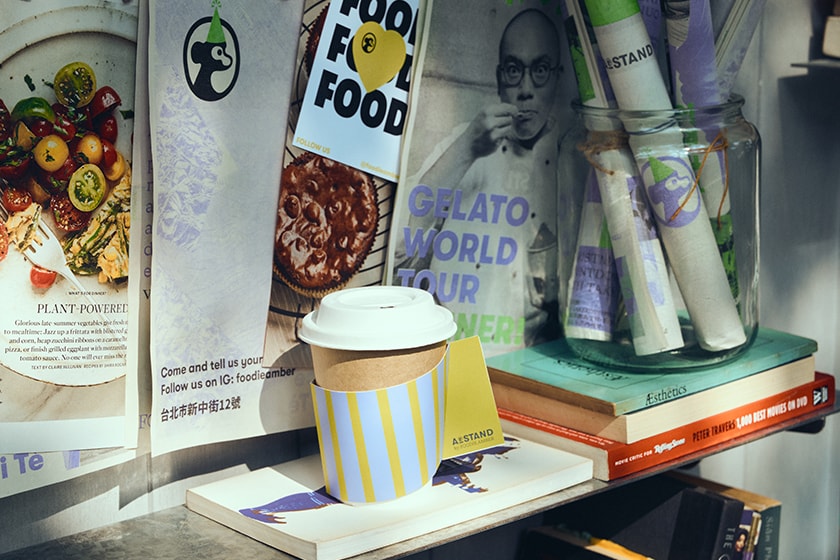 A Stand x NINAO Gelato 2022 summer new Flavor Caramel Popcorn
