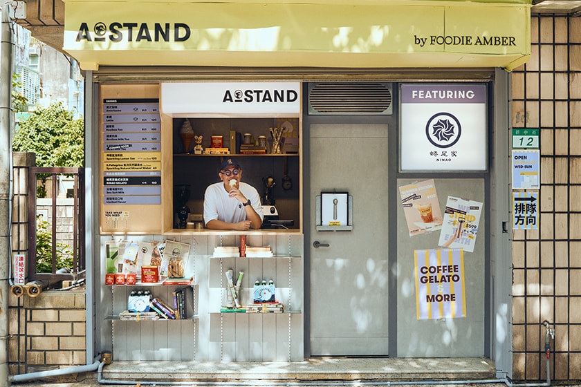 A Stand x NINAO Gelato 2022 summer new Flavor Caramel Popcorn