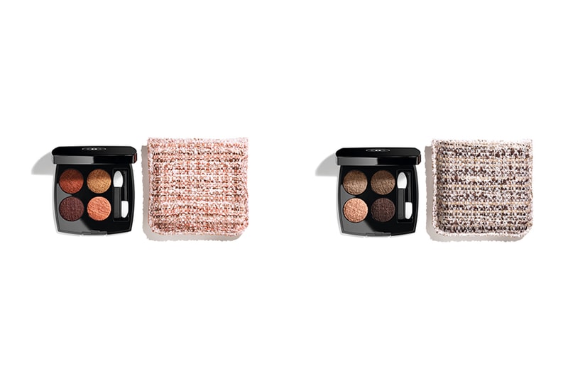 Chanel Beauty Tweed 4 Eyeshadow Palettes 2022 