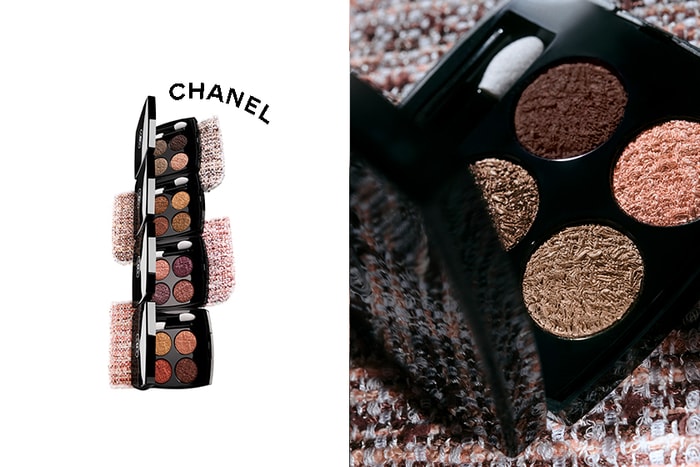 經典斜紋軟呢成為眼影：Chanel Beauty 限定版優雅設計，連收納袋也太美！