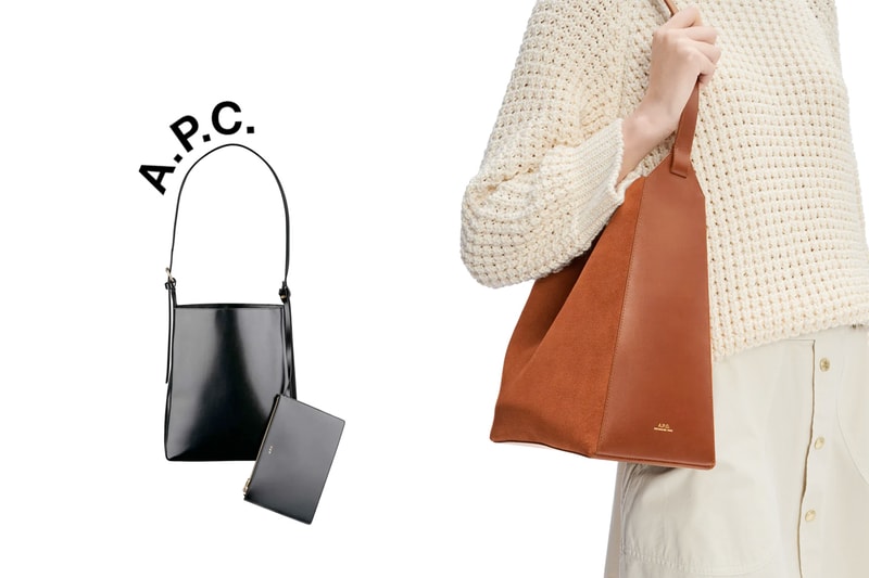 a.p.c. Virginie Bag small 3 ways detail simple