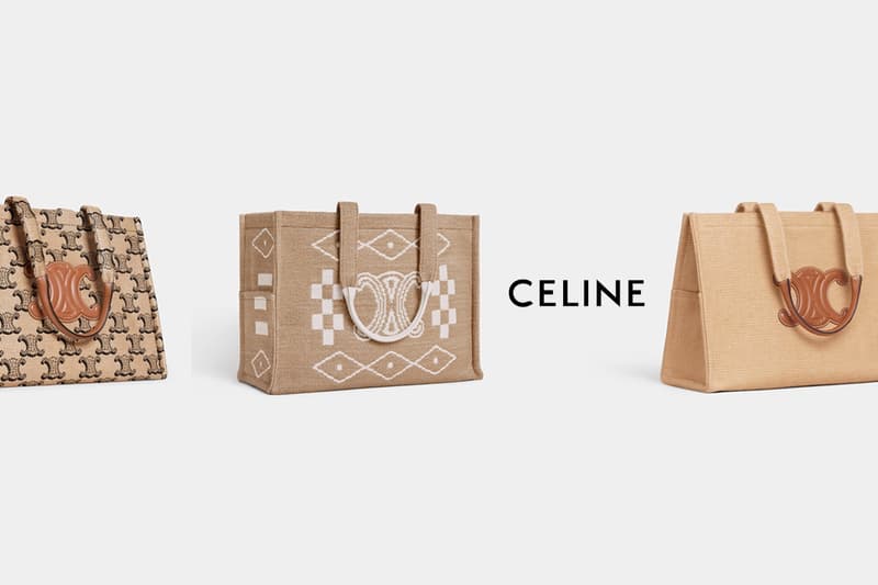 Celine Cabas Thais Tote summer triomphe
