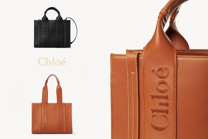 皮革更幹練:Chloé 全新 Woody 皮革 Tote Bag 悄悄登場,兩種配色可甜可帥!