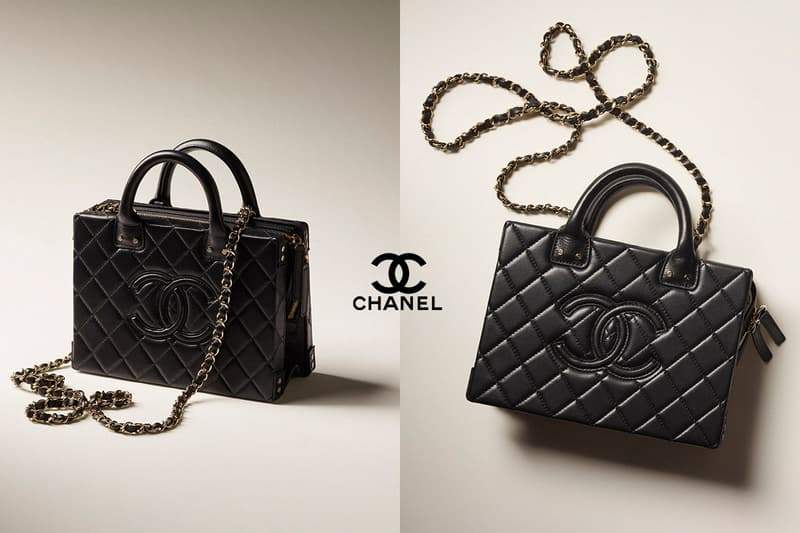 chanel fw22 boxy vanity case handbags 2022