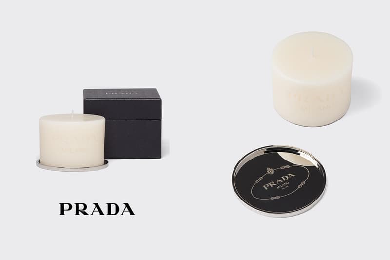 prada candle chalk white lifestyle info