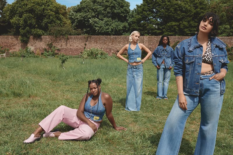 Levi’s® GANNI collabration 2022 skirt jeans dress denim sustainable