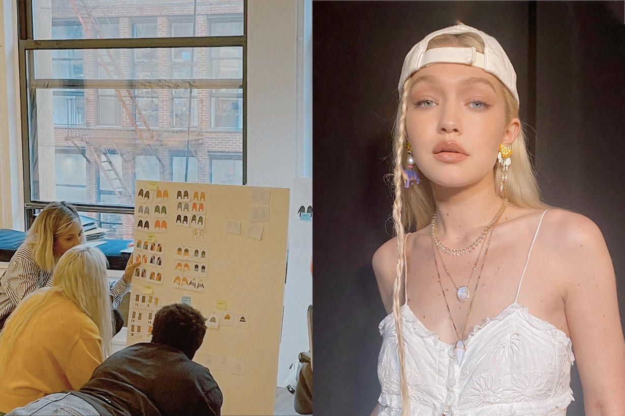 gigi hadid Guest in Residence knitters brand found