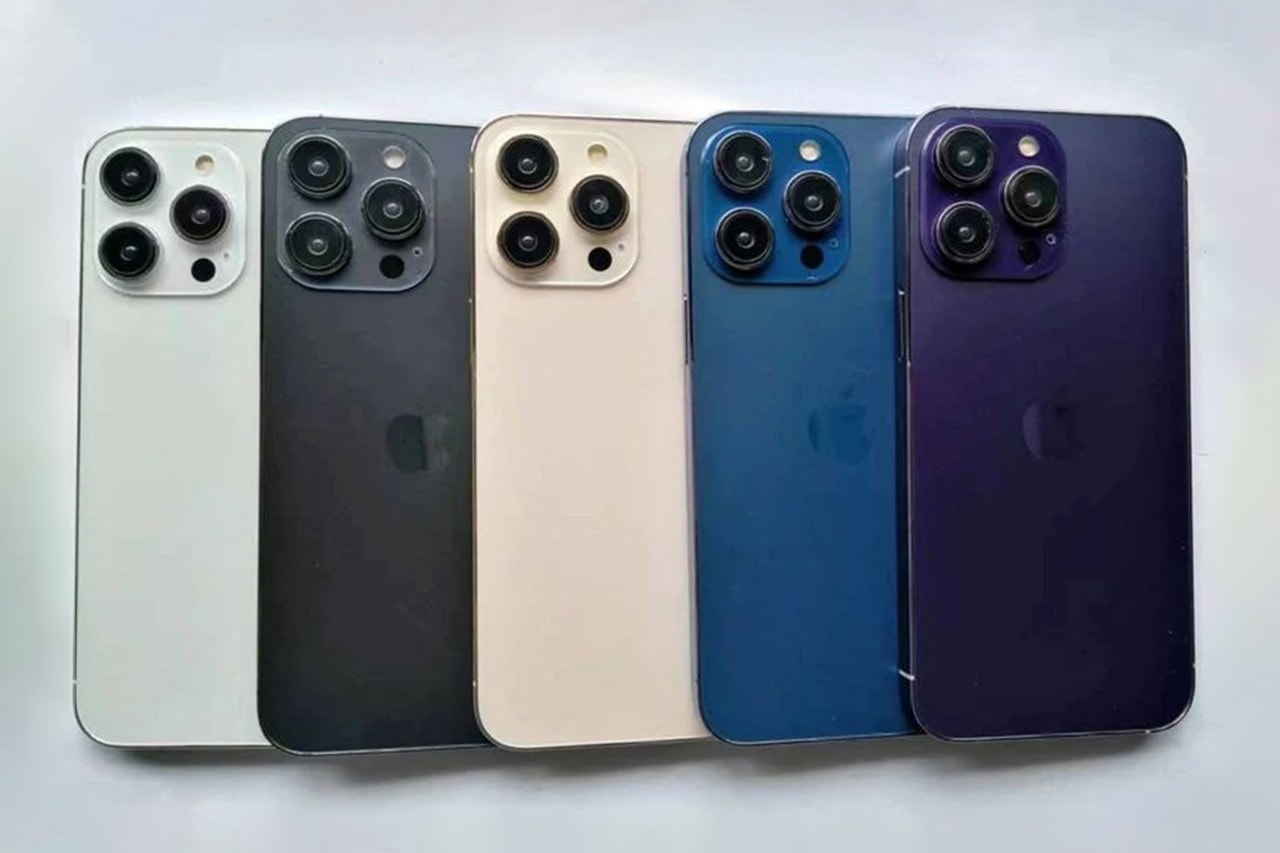 apple iphone 14 pro purple and blue colors info
