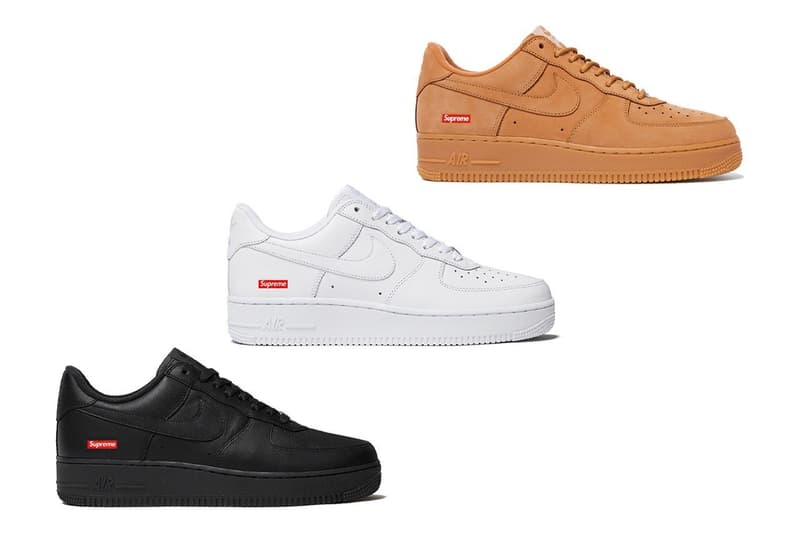 Supreme x Nike Air Force 1 Low 2022 sneakers