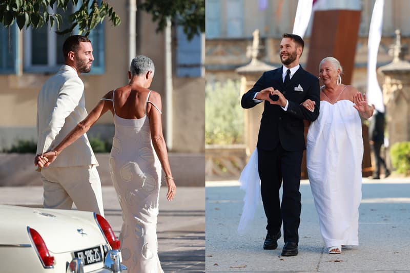 Simon Porte Jacquemus Marco Maestri wedding france Charleval guest look