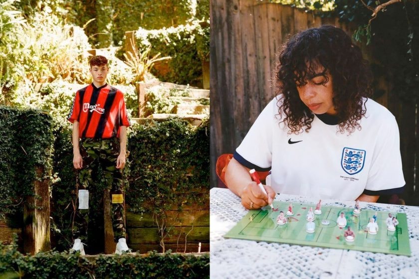 jennie rihanna billie blokecore jersey adidas soccer football style trends tik tok 90's dad