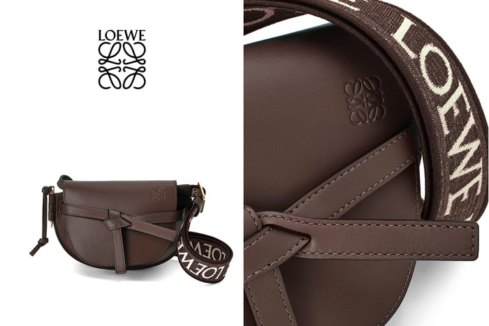冬天有它就夠了:LOEWE Gate 雙層包高級配色再添一枚,醇厚巧克力棕好誘人!