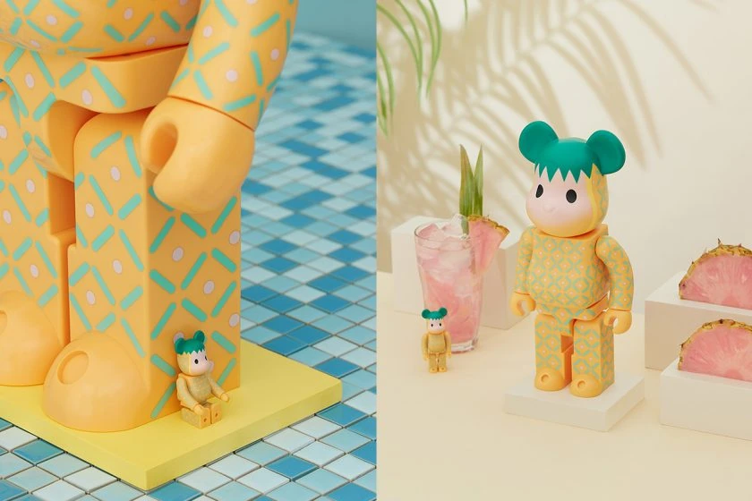 BE@RBRICK Clot Medicom Toy SUMMER FRUITS Pink Pineapple honolulu