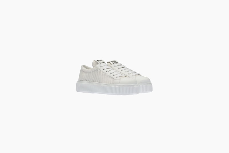 Miu Miu white sneakers 2022 shoes