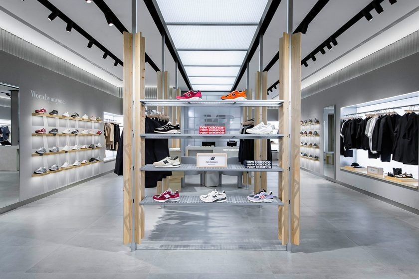 new balance nb grey taipei 101 concept store exhibition art installation
